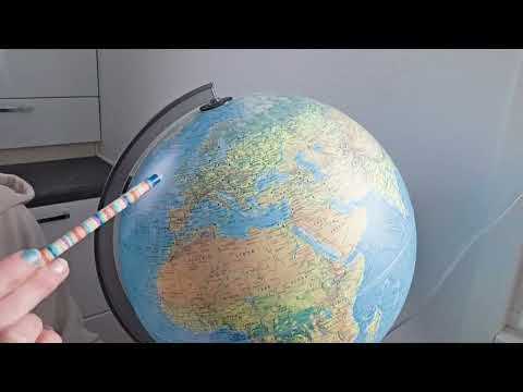 ASMR Geography – Finding Where You Live on the Globe – Soft Spoken with an Accent