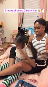 Dallas needed a touch up badly she looks so perfect 🤩 #hair #lifewithdallasfaye #fyp #prettygirl #❤️ | Pretty Brown