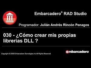 Clase 030 Delphi Como crear mis propias Librerias DLL