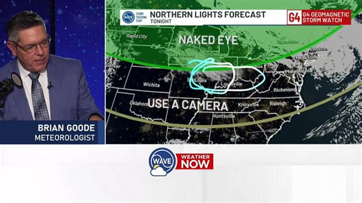 Latest on the Northern Lights tonight and active extended outlook | WAVE Weather