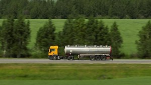 Gasoline Tanker Truck On Asphalt Road Stock Footage Video (100% Royalty-free) 1095911171 | Shutterstock