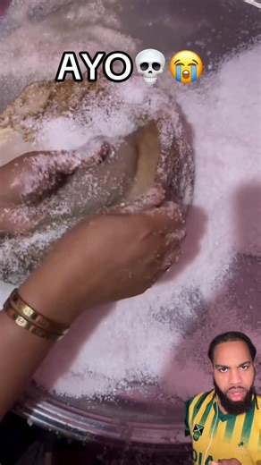 Kwame Mckenzie on Instagram: "somebody please tell me what this is 😭💀😅 credits to @kabkmamod #comedy #wow #food"