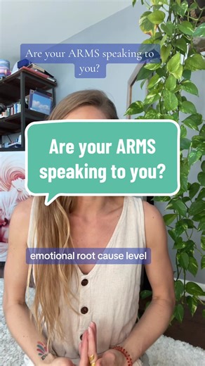 Are your arms speaking to you? Are you listening? Lets decode the messages of your body together! Or is there another area of your body speaking to you? #armpain #armpainrelief #metaphysicalanatomy #healyourbody #healthcoach