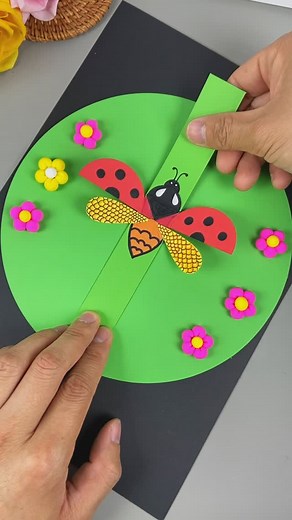 Crafty Little Ones on Instagram: "🐞🌸 Make this adorable moving ladybug craft! A fun and interactive DIY to welcome spring! Easy, creative, and perfect for little hands. ✂️🌿 👉 Save this for a fun craft day! 💡 Tag a friend who would love this! #diy #craft #kidsart #familyfun #learningthroughplay #papercraft #homeschooling #creativekids #kidscrafts #kidsactivities #artforkids #diycrafts #creativeplay #easydiy #handmadecrafts #toddleractivities #familyactivities #creativecrafts #diyforkids #cra