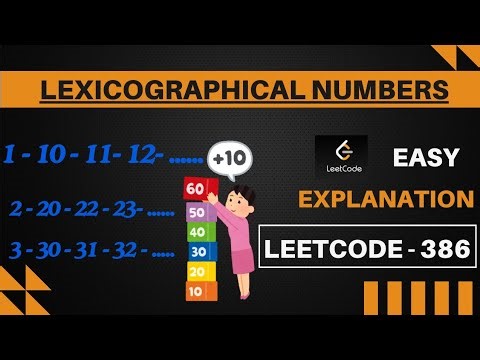Lexicographical Numbers || Leetcode 386 Solution Explained with DFS || Hindi || Java