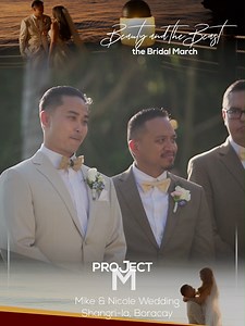 6.8K reactions · 306 shares | A fairytale brought to life! Watch as Effi and Ryle bring the enchanting world of Disney down the aisle with 'Beauty and the Beast'. Magical moments really do come true! | Project M Acoustic | Facebook