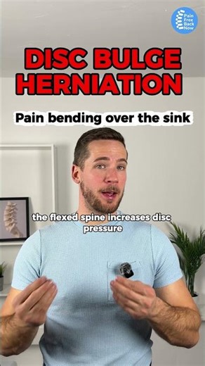 Why Bending Over The Sink Causes Back Pain