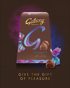 1.5M views · 798 reactions | Give the gift of pleasure and make their special day extra special with Galaxy Truffles #ChoosePleasure | Galaxy Chocolate | Facebook