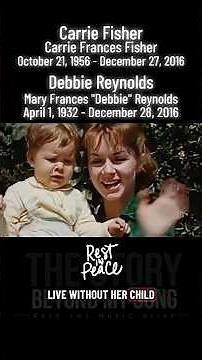A Mother & Daughter Lost One Day Apart 💔 | Carrie Fisher & Debbie Reynolds #onthisday