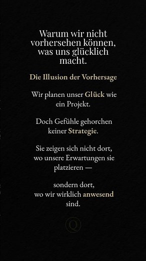 Warum wir Glück so oft falsch einschätzen. #achtsamkeit #glück #selbstreflexion #emotionen
