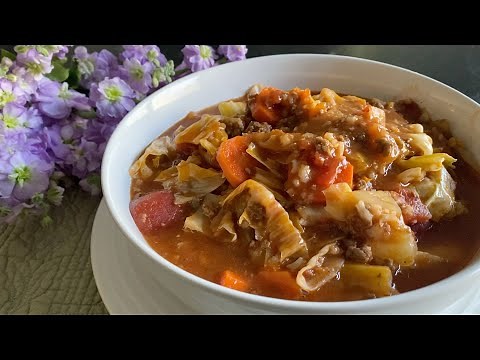 HOW TO MAKE CABBAGE SOUP, IT'S THE COMFORT FOOD THAT'S SO YUMMY!