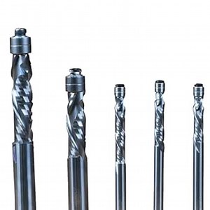 Infinity Tools 1/2" Shank Solid Carbide Compression Flush Trim Router Bits 1-1/2"