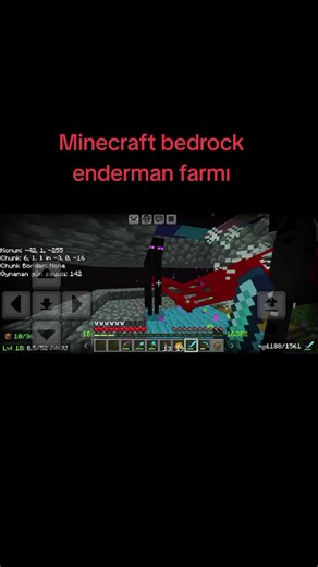 Minecraft Bedrock: Enderman Farm Yapımı