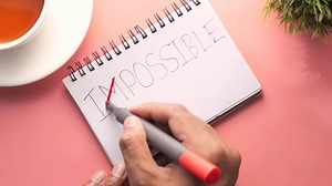 changing the word impossible to possible