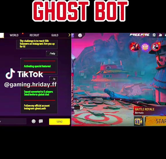 New Version FF GHOST BOT Tutorial 😀#ffghostbot #ghostbot #ghostbotvideo #freefirebangladesh #tiktok?bangladesh #foryou #viral