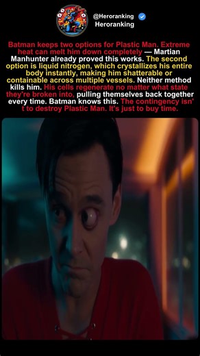 Why Batman is TERRIFIED of Plastic Man!