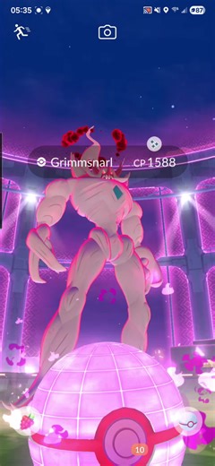 Shiny GMax #Grimmsnarl !!! #pokemongo #pokemongoshiny #LetsGo