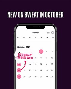 What's NEW in October? 🤔📅 Sweat Community... we have SO much coming to Sweat this month to help you achieve your health and fitness goals. Check it out! 👇 💧October 1 - 12 all NEW workouts from Kayla Itsines, Kelsey Wells, Chontel Duncan, Cass Olholm, Stephanie Sanzo, Anissia Hughes, Ania Tippkemper (Aneta Yoga) & Britany Williams are now available from the 'New This Month' section via the 'On-Demand' tab of your Sweat workout dashboard. 💧October 11 - 6 MORE weeks of Stephanie Sanzo's BUILD 