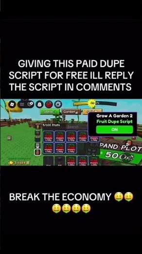 FREE PAID GAG 2 SCRIPT #roblox #gag2 #edit #growagarden