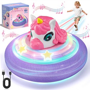 Hover Soccer Ball for Girls, Rechargeable Unicorn Air Soccer Toys with Colorful Light & Music, Indoor Toys for Toddler Girls, Birthday Christmas Gifts for Boys & Girls - Walmart.com