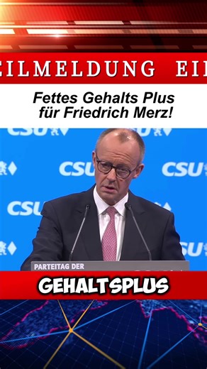 Fettes Gehaltsplus für Friedrich Merz: Ein Schlag ins Gesicht?