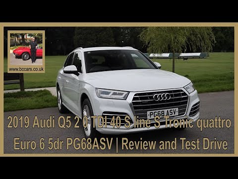 2019 Audi Q5 2 0 TDI 40 S line S Tronic quattro Euro 6 5dr PG68ASV | Review and Test Drive