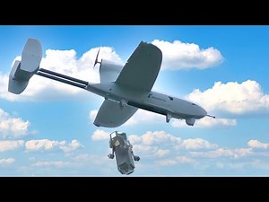 Shown is a German UAV carrier of kamikaze drones