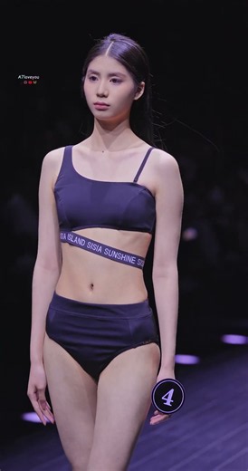 Tianjin Fashion Week Professional Model Contest Swimsuit Show Contestant No. 4 Jiang Yufei #catwa...