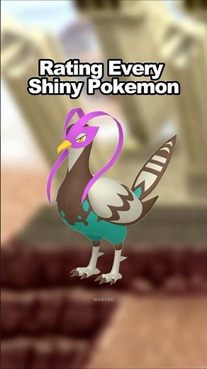 Shiny Unfezant Rating Every Shiny Pokemon #pokemon #shinypokemon