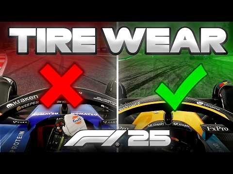How To MANAGE TIRE WEAR On F1 25