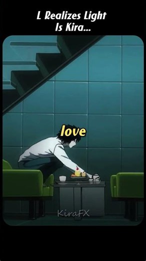 L Realizes Light Is Kira... 🤯 | Death Note | #anime #animeedit #shorts