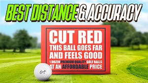 Watch Cut Golf Red Golf Balls Review on Amazon Live