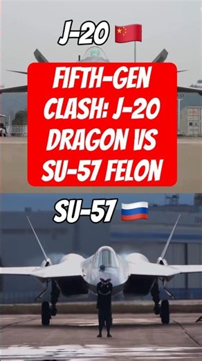 J-20 vs SU-57: The runners up fifth gen stealth showdown.