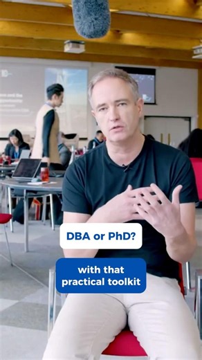 The Truth About DBA vs PhD #BusinessSchool #CareerGoals #Shorts