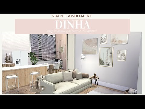 SIMPLE APARTMENT + DOWNLOAD + TOUR + CC CREATORS | The Sims 4 |