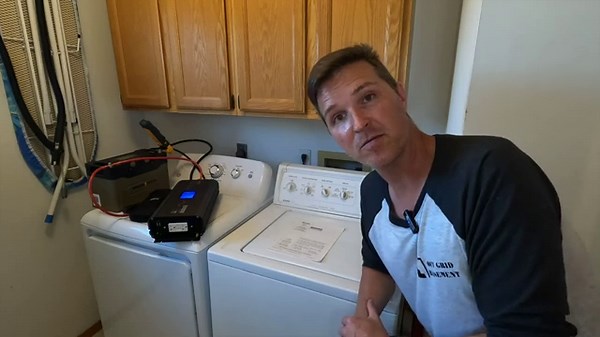 What size inverter is best for washing clothes off grid? Let's find out!