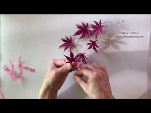Making Silk Leaves tutorial