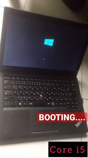 Booting Lenovo Thinkpad X240