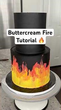 How to Make FIRE with Buttercream! | Easy and Quick Flame Design Tutorial