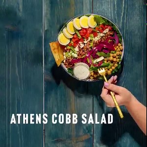 Savor the Summer with our summer specials. Enjoy both, the Athens Cobb Salad with Greek yogurt ranch and the Southern-Style Lamb Burger. *Available for a limited time* | Taziki's Mediterranean Cafe