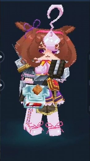 Meisho Doto Hytale Custom Skin Mod. You like it? #hytale #umamusume #meishodoto #fanart #blockbench