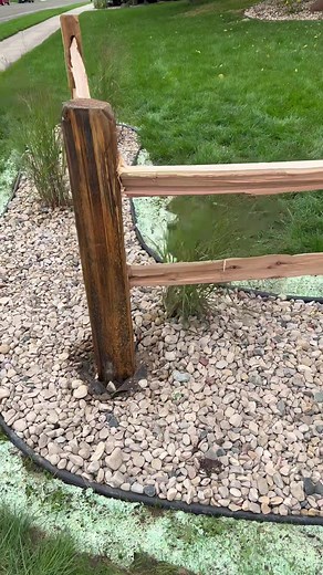 Weekend DIY: How to Install a Decorative Cedar Split Rail Fence