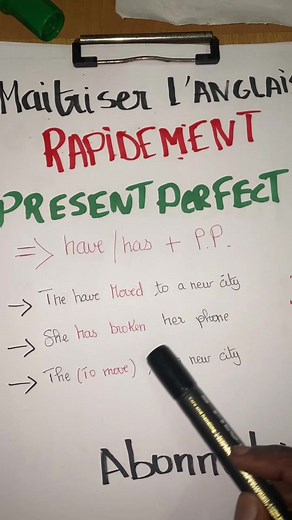 Comment être fort en anglais ? Le présent perfect… #viral #fyp