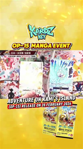 OP-15 Event AA. #onepiecetcgmalaysia #onepiececommunity #tradingcardsgame #onepiecemanga