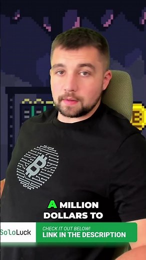 Bitcoin Solo Mining Calculator: Highs & Lows with Vosk! #shorts