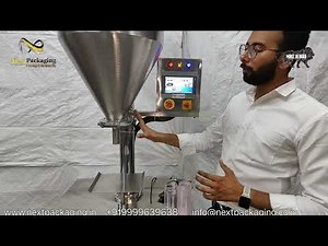 Semi auto auger filling machine | Powder filling machine load cell and servo based | powder packing