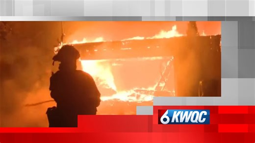 Vacant home damaged in fire