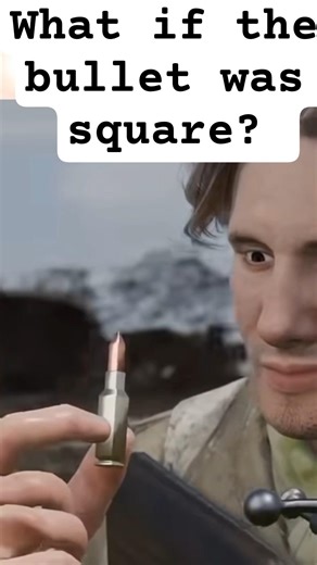What if the barrel of the rifle was square and it fired a square bullet?