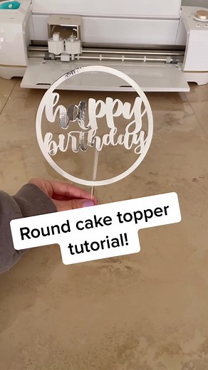 DIY Cake Topper Tutorial: Learn How to Make Your Own with Cricut!
