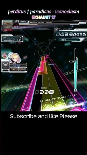 [SDVX] perditus†paradisus EXH #shorts #sdvx #iconoclasm